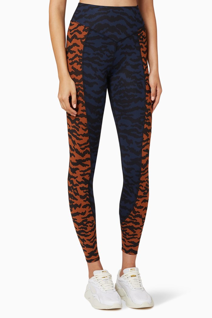 

Oasis Two-Tone Leggings, Blue
