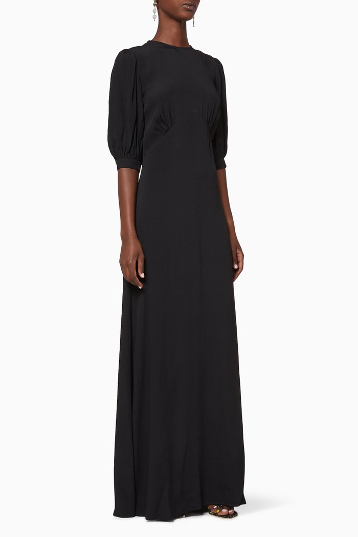 

Lotty Satin Dress, Black