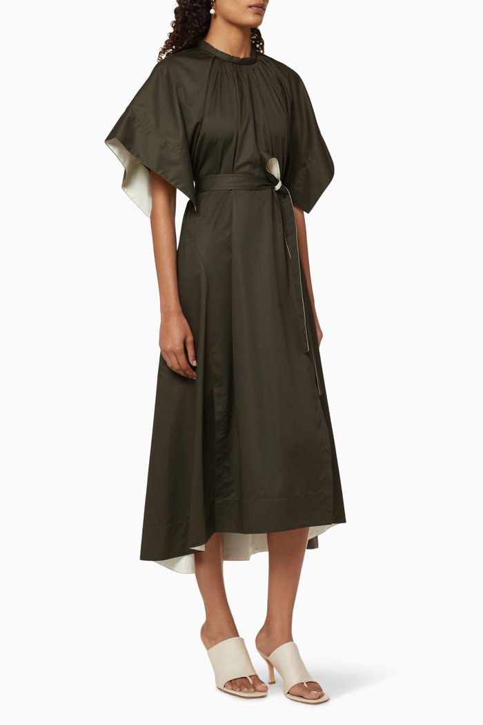 

Kendra Belted Dress, Green