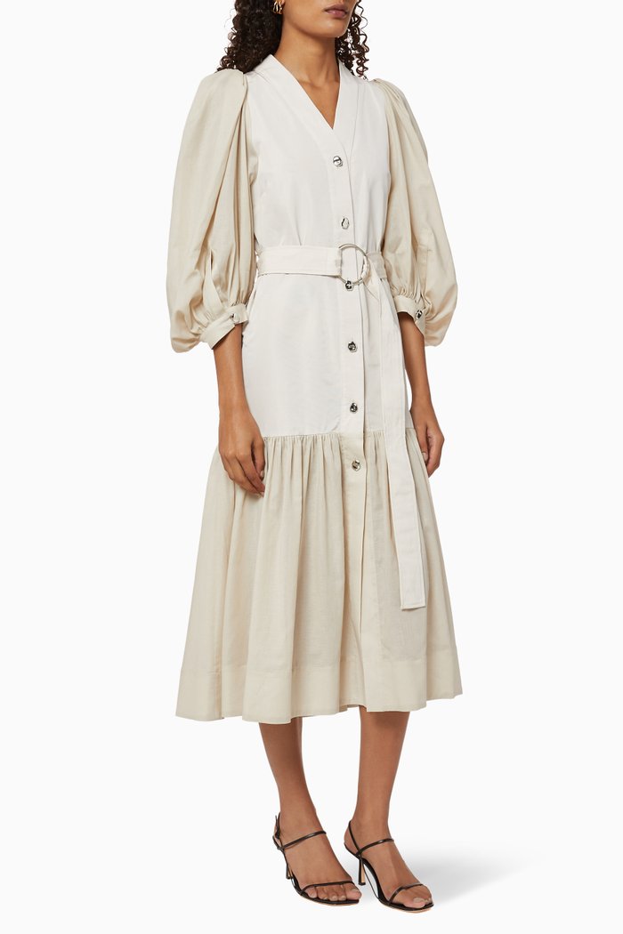 

Margherita Belted Dress, Neutral