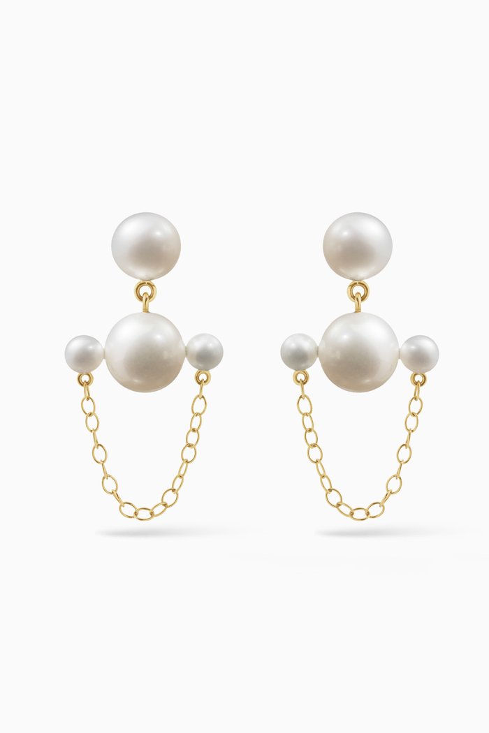 

Lever du Soleil Earrings in 14kt Yellow Gold