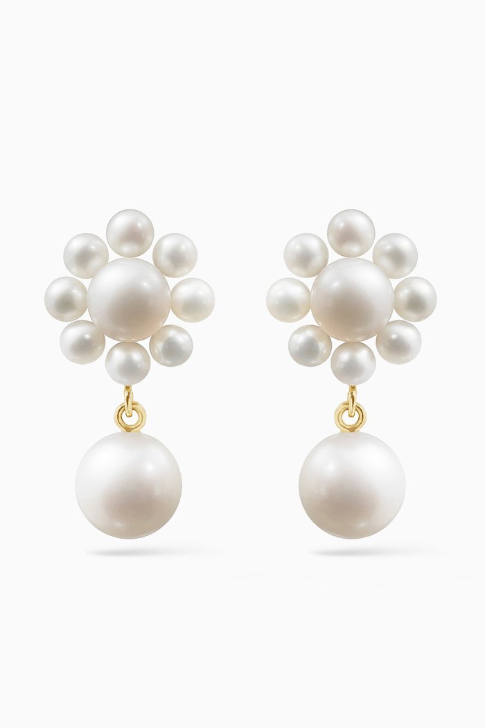 

Margherita Perle Earrings in 14kt Yellow Gold