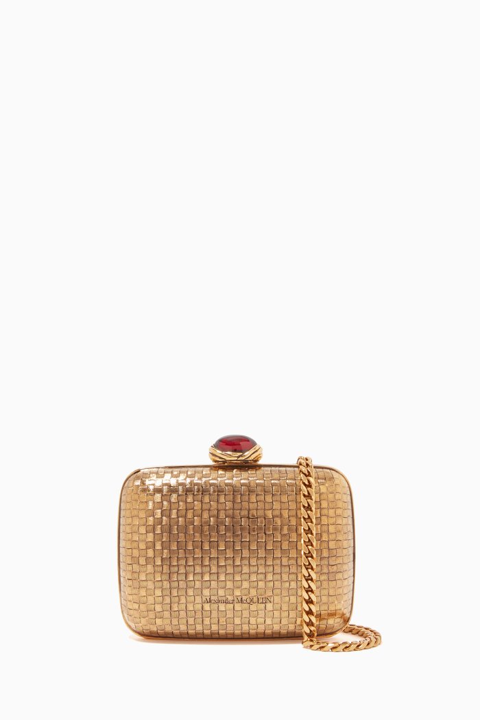 

Mini Clutch in Metal, Gold
