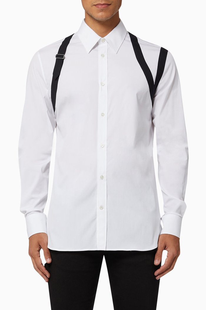 

Harness Cotton Poplin Shirt, White