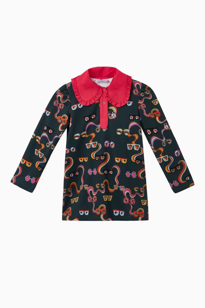 

Liza Snakes & Glasses Top, Green