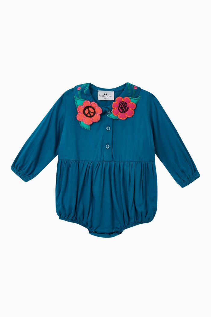 

Fay Flower Embellished Body, Blue