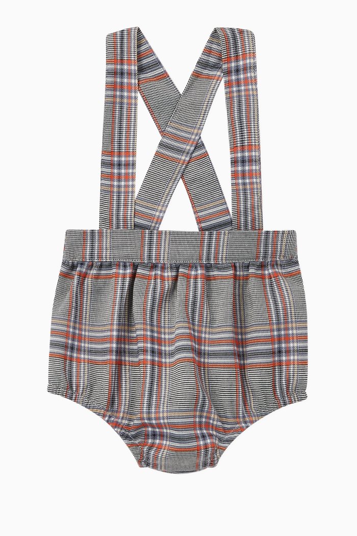 

Bobo Check Print Bloomers, Multicolour