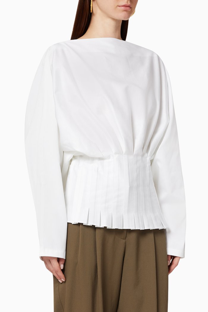 

Sandra Cotton Blouse, White