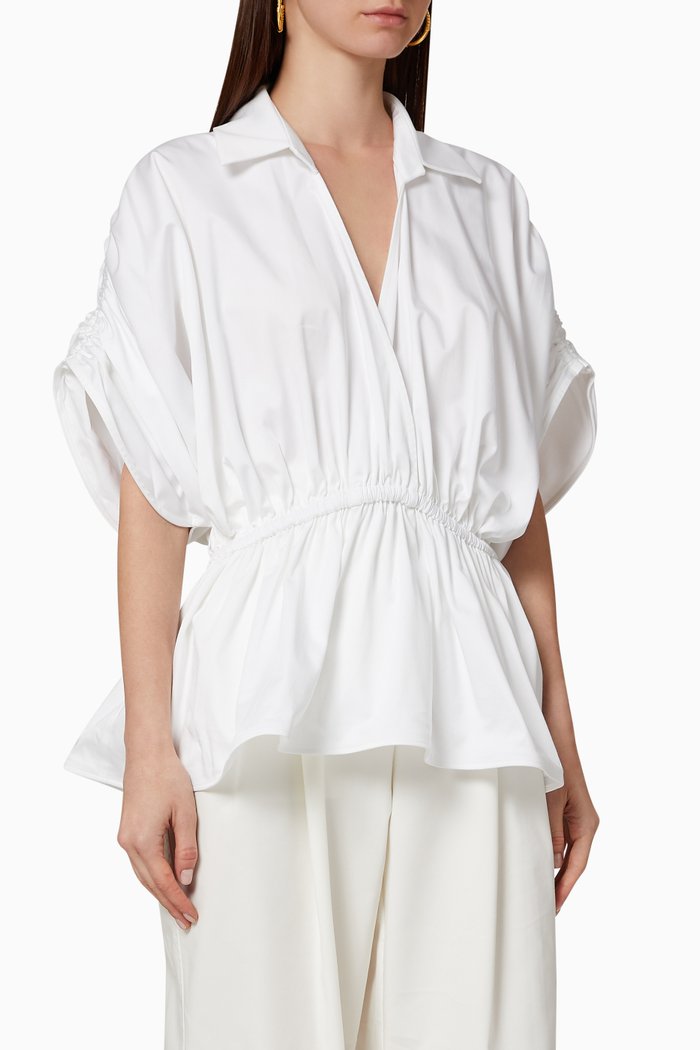 

Madeleine Cotton Blouse, White