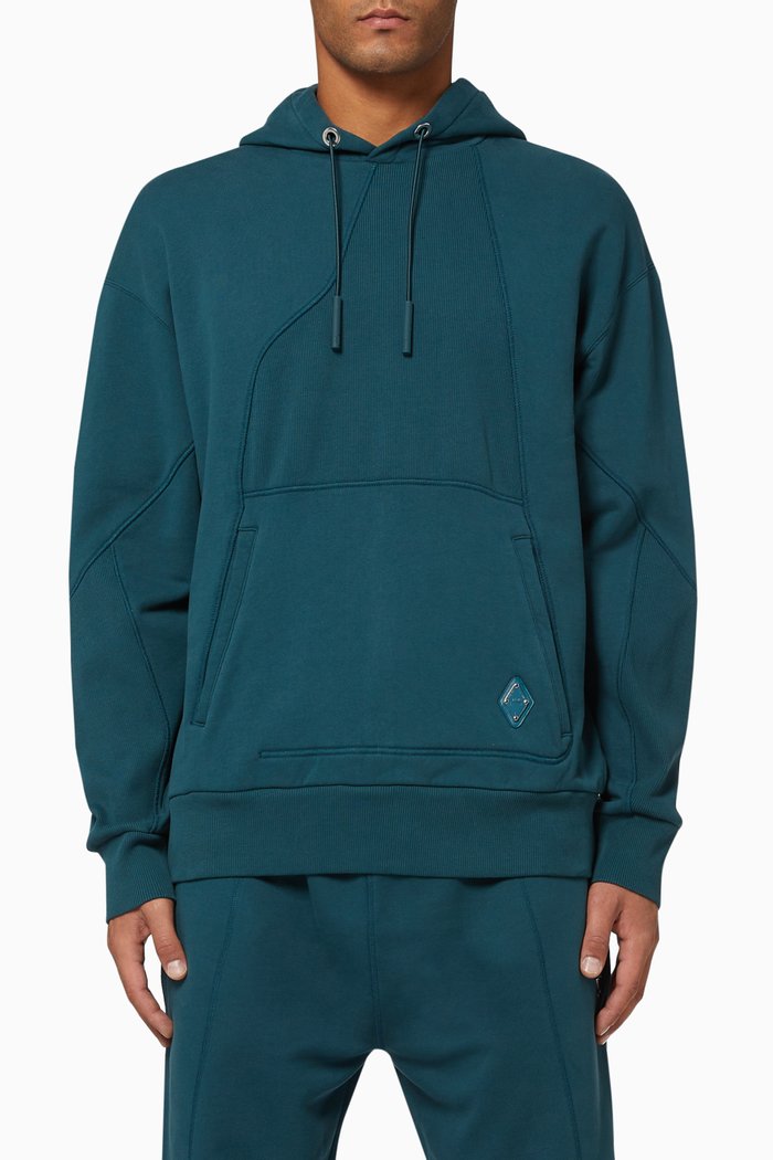 

Contour Cotton Hoodie, Green