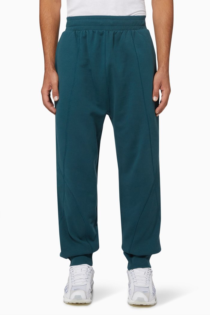 

Contour Cotton Track Pants, Green