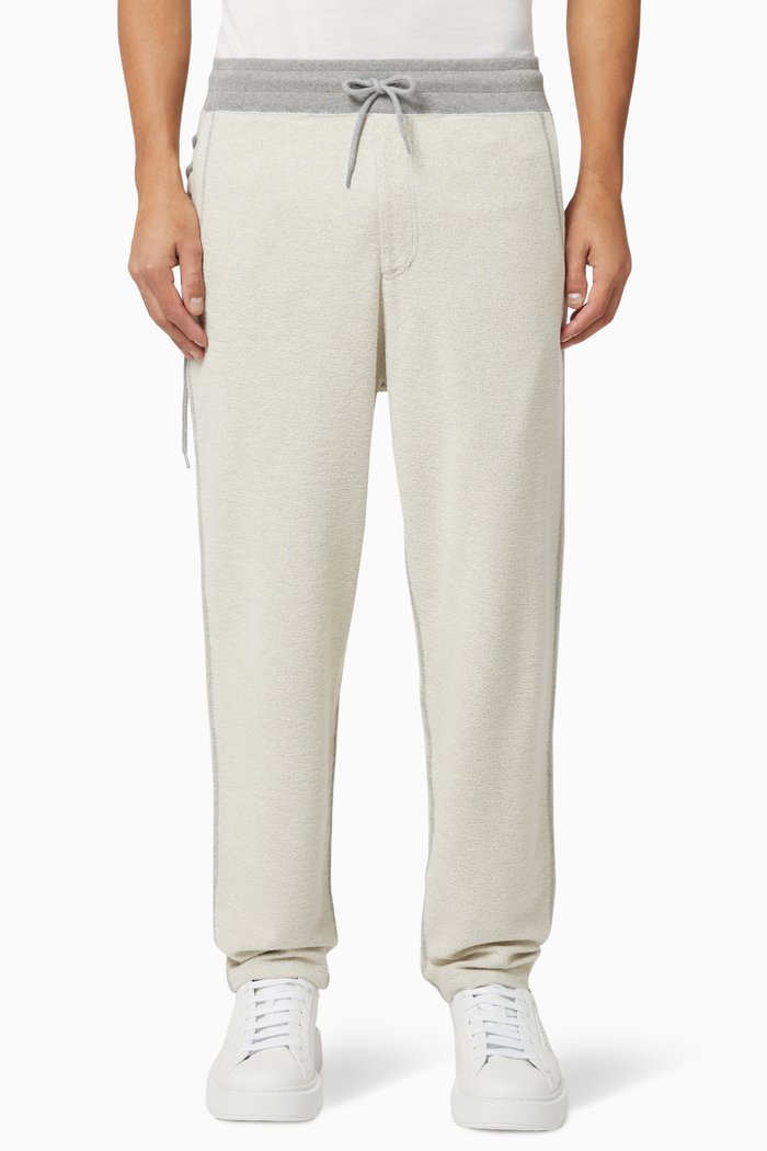 

Lace Detail Cotton Track Pants, Grey
