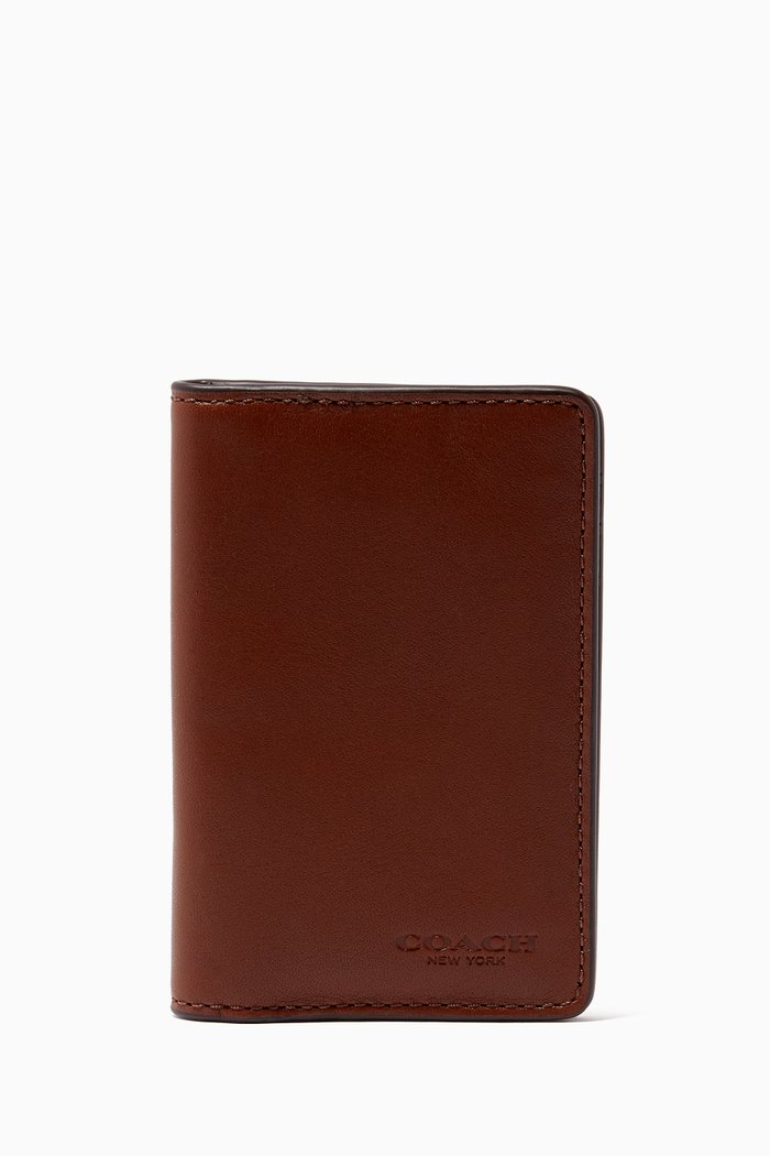 

Card Wallet in Sport Calf, Brown