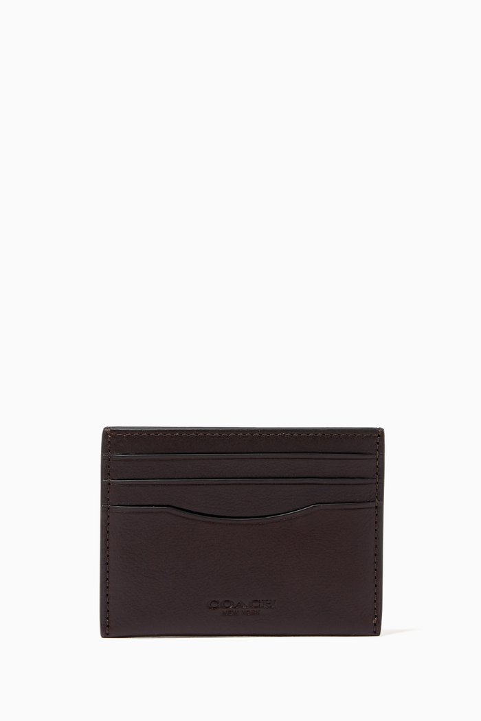 

Card Case in Sport Calf Leather, Red