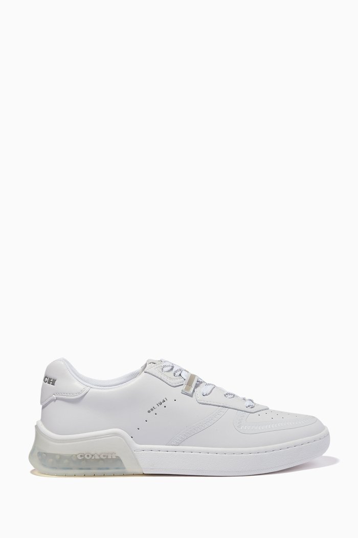

Citysole Court Sneakers in Leather, White