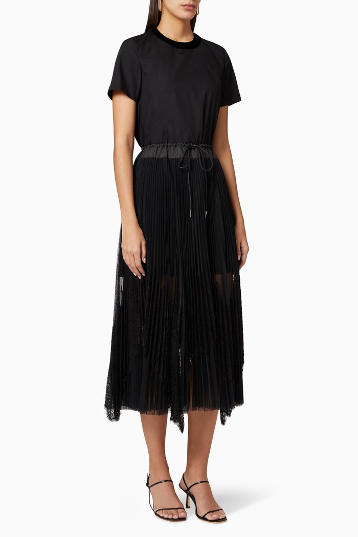 

Tulle Lace Dress, Black