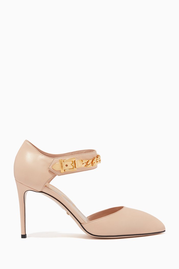 

Sylvie 95 Pumps in Leather, Neutral