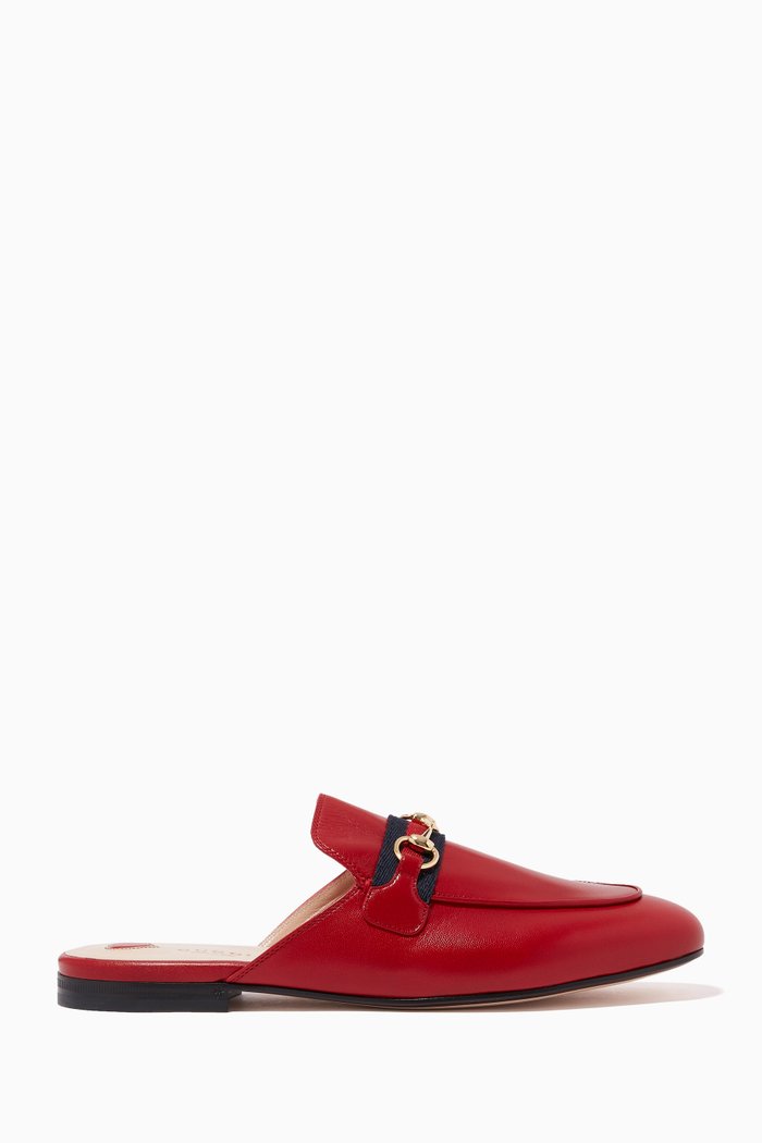 

Princetown Loafers in Leather, Red