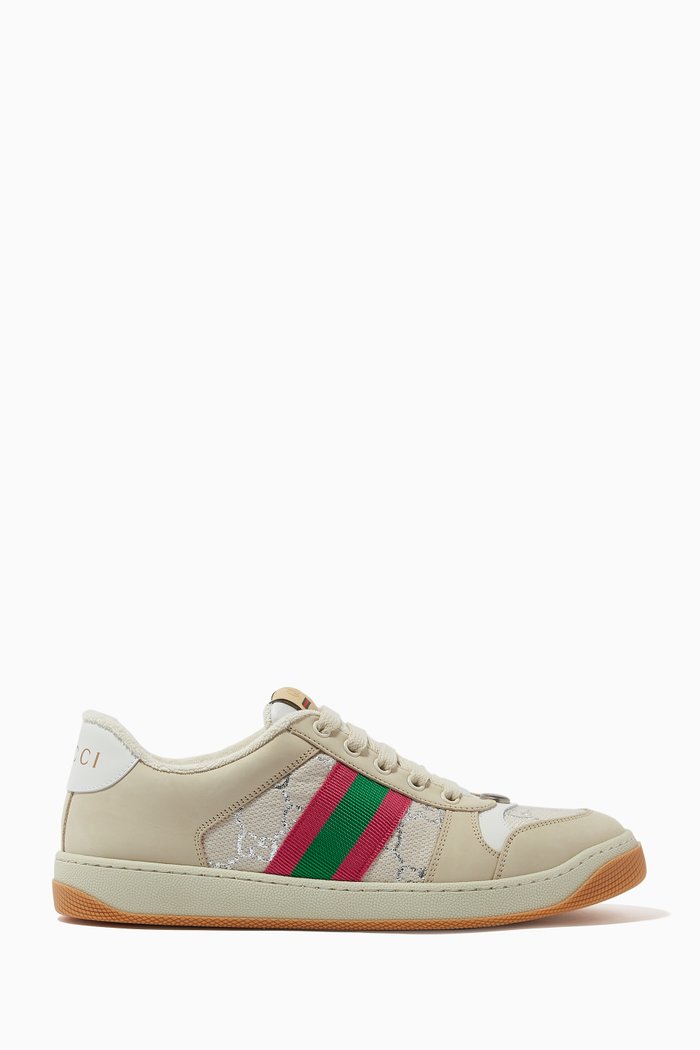 

Screener Web Sneakers in Leather, Neutral