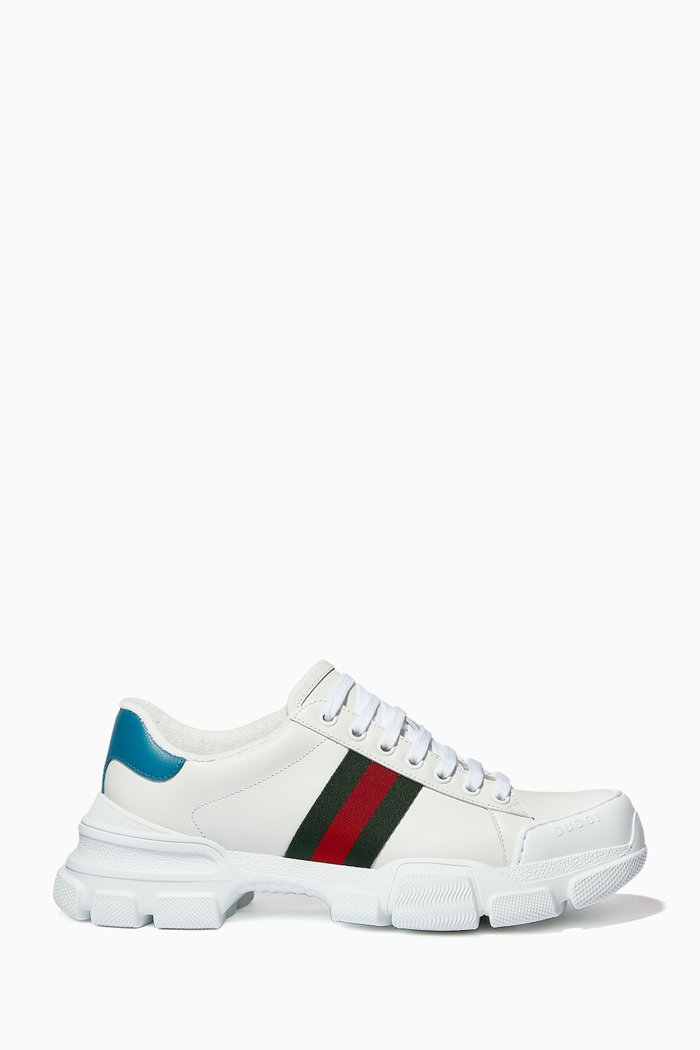 

Nathane Chunky Sneakers in Leather, White