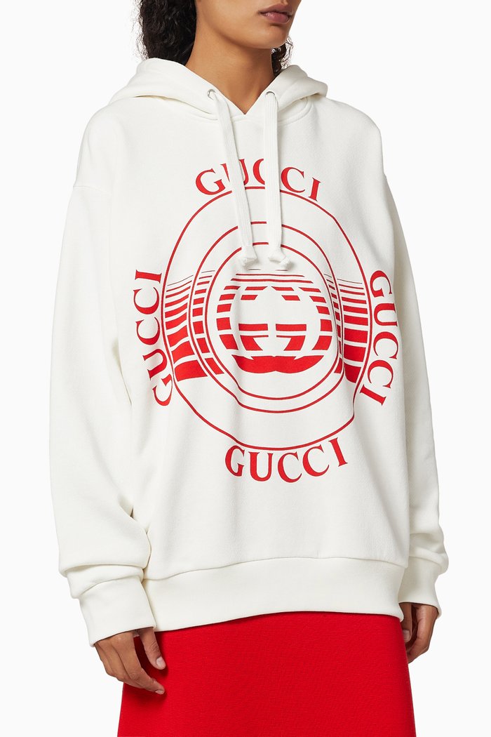 

Boutique Print Sweatshirt, White