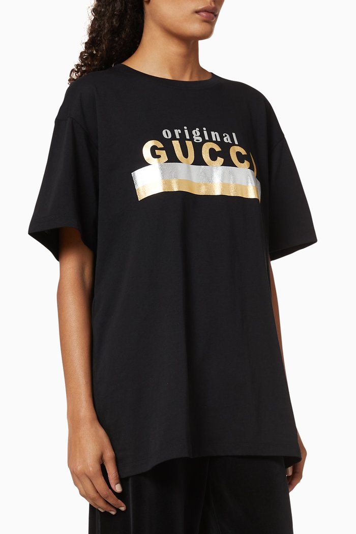 

"Original Gucci" Jersey T-Shirt, Black