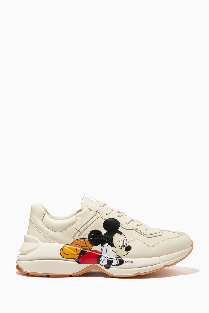 

x Disney Rhyton Sneakers in Leather, Neutral
