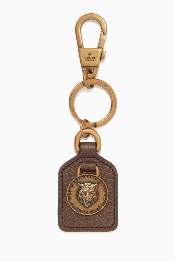 

Tiger Key Ring, Brown