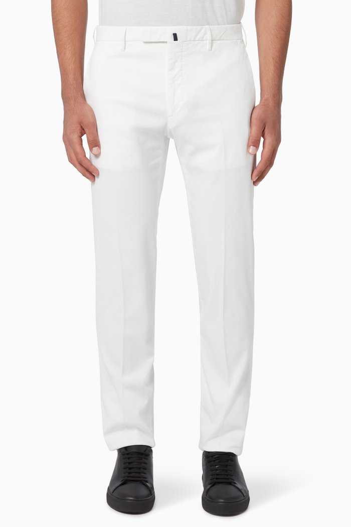 

Triocell Stretch Slim Fit Pants, White