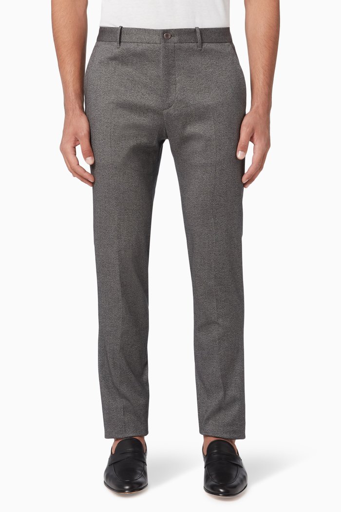 

Cashmere Touch Slim Fit Pants, Blue