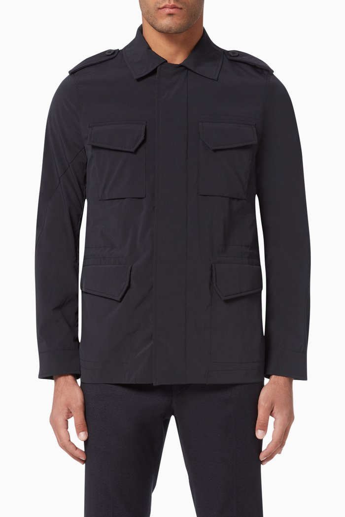 

Urban Traveler Packable Field Jacket, Blue