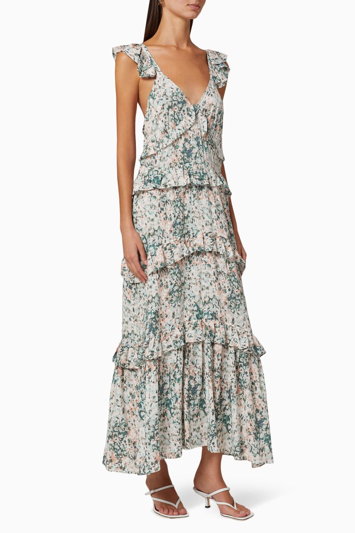 

Morrison Ruffled Dress, Green