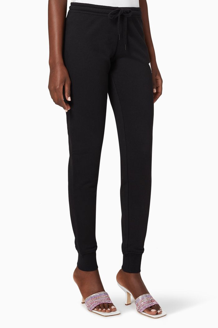 

Weave Logo Jersey Sweatpants, Black