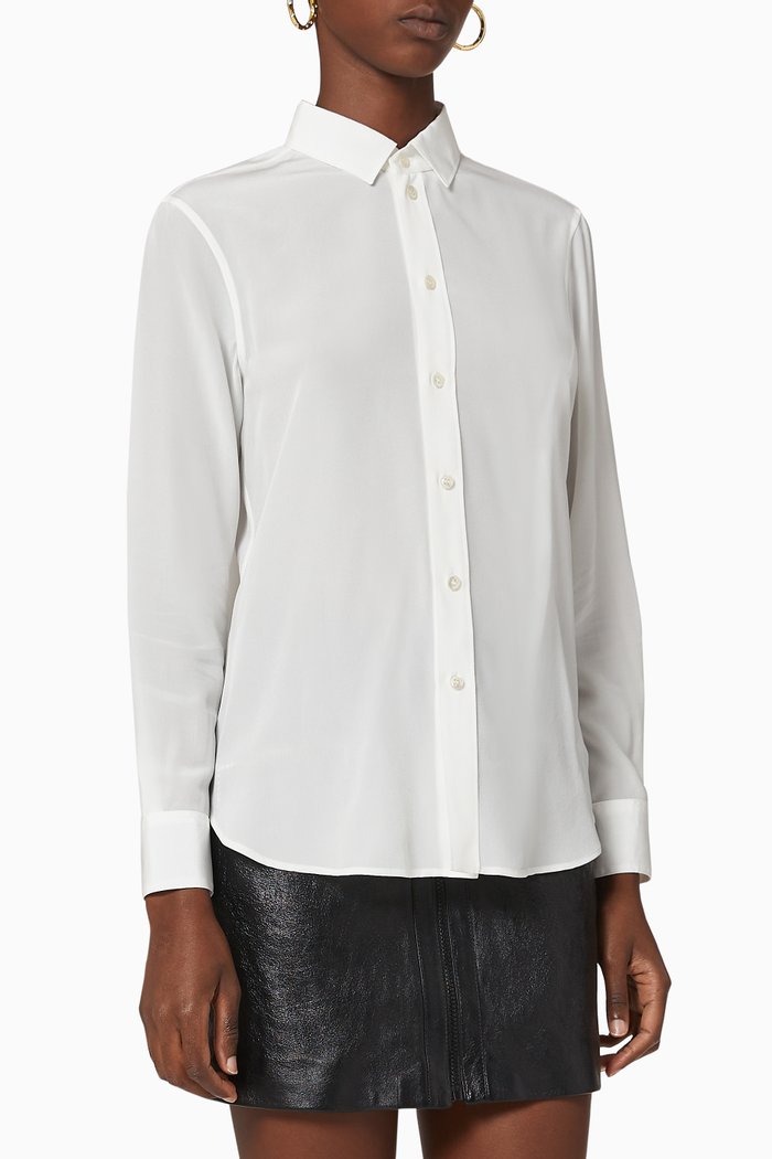 

Shirt in Silk Crêpe, Neutral
