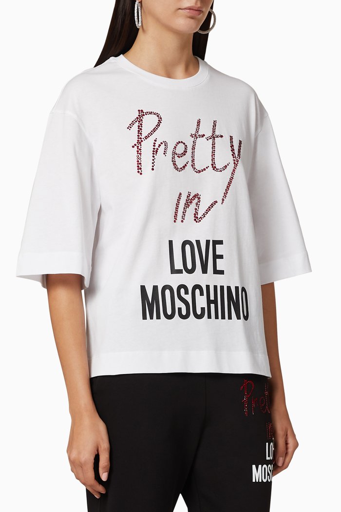 

Pretty In Love Oversized Jersey T-Shirt, White