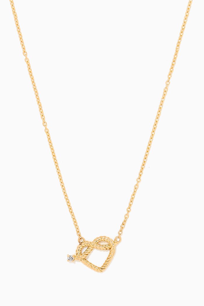

Promise Diamond Necklace in 18kt Yellow Gold