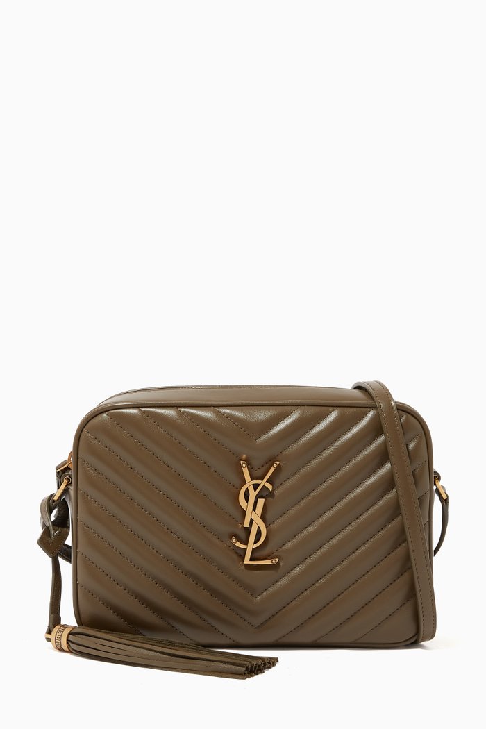 

Lou Camera Bag in Quilted Leather, Neutral