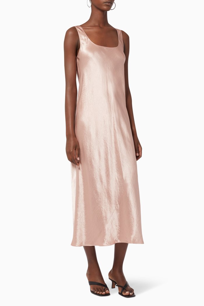 

Square Neck Tank Dress, Pink