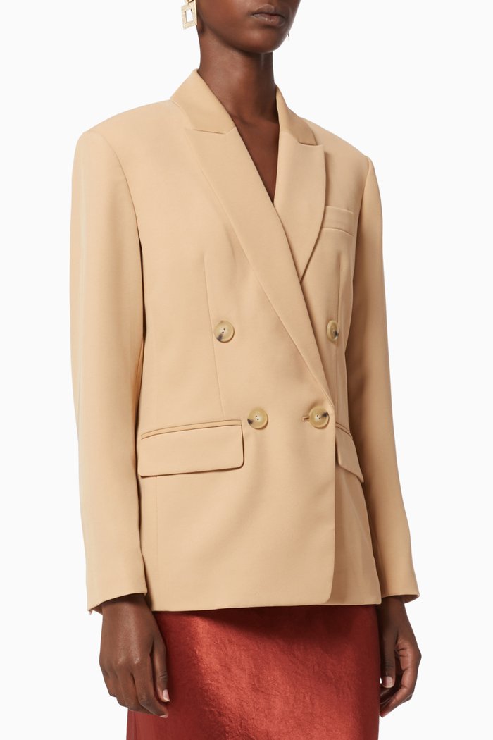 

Double-Breasted Blazer, Neutral