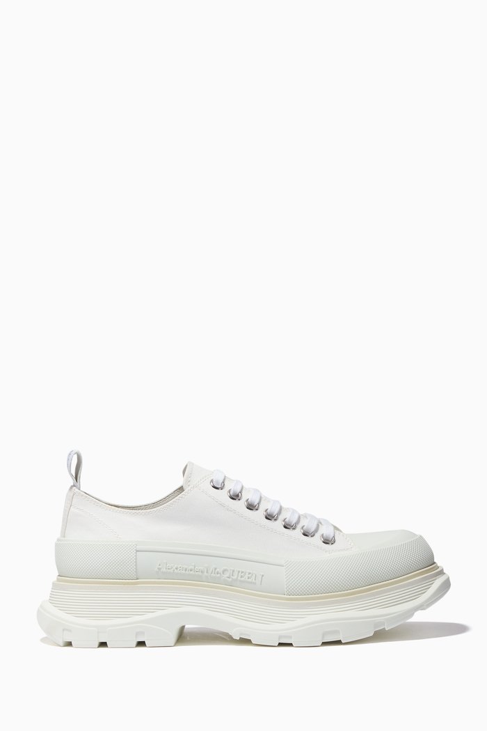 

Tread Slick Lace Up in Canvas, White