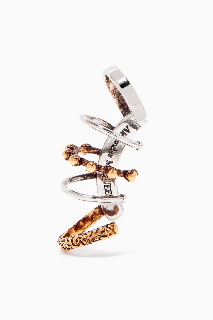 Punk Ear Cuff, Silver