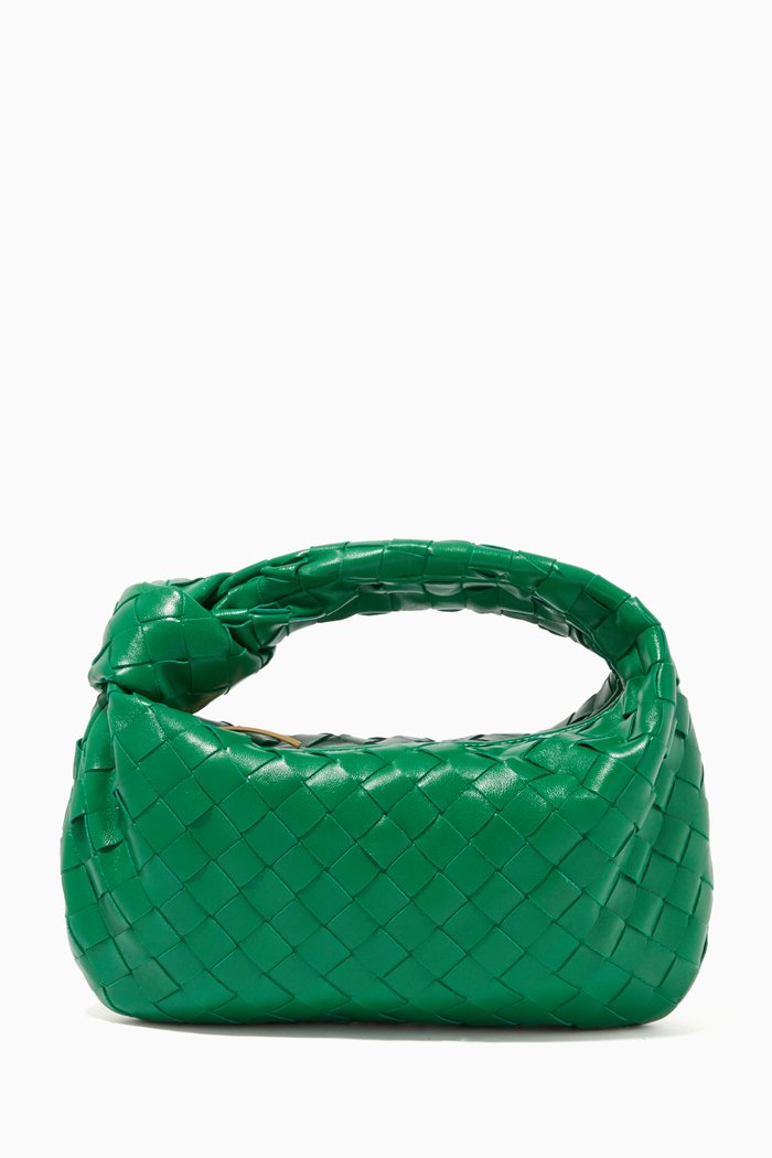 

The Mini Jodie in Intrecciato Nappa, Green