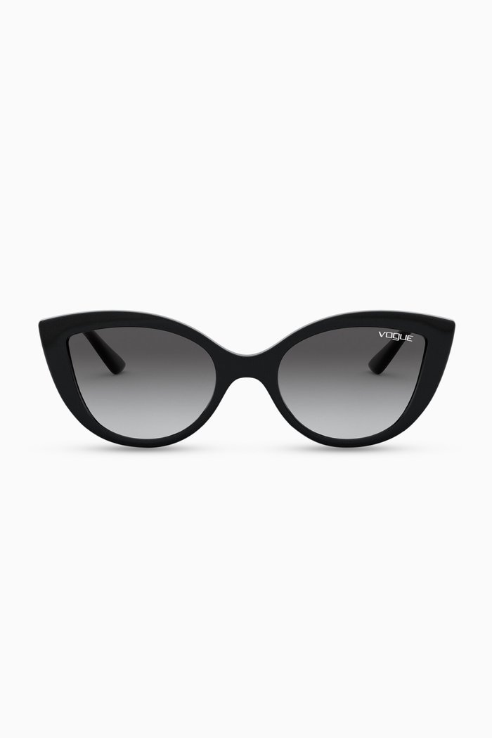 

VJ2003 Cat Eye Sunglasses, Black