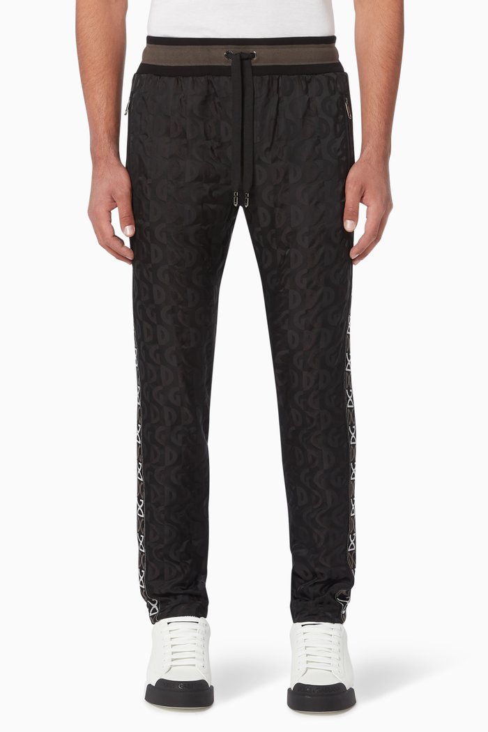 

DG Jacquard Sweatpants, Black
