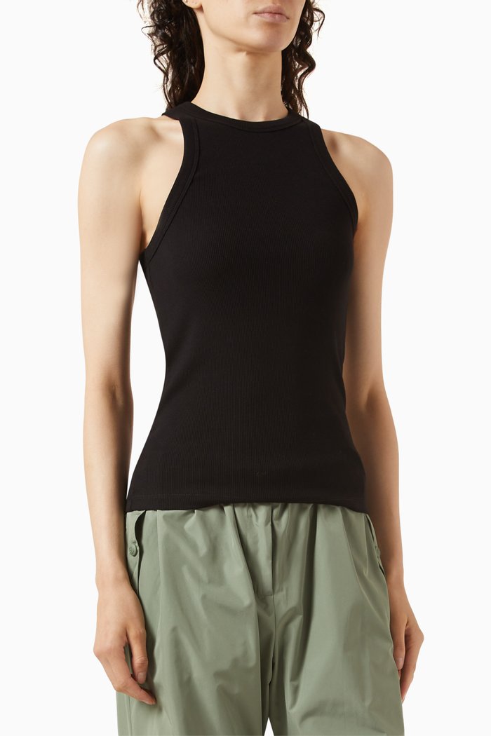 

Eva Tank Top in Cotton, Black