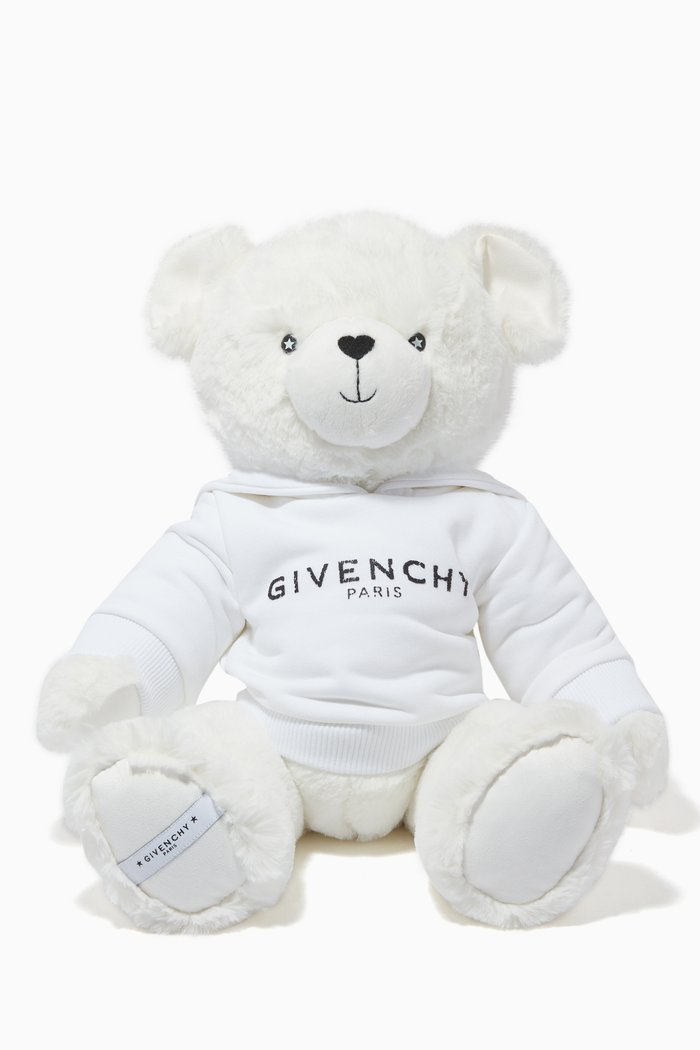 

Logo Sweatshirt Teddy Bear, White