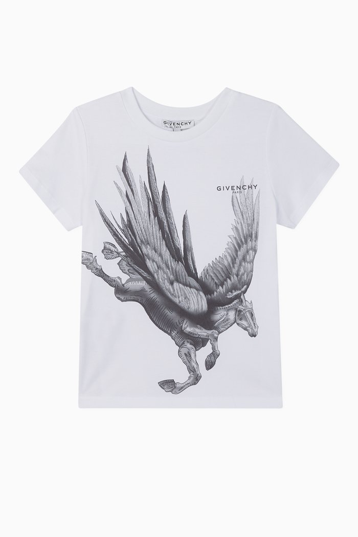 

Logo Pegasus T-Shirt, White