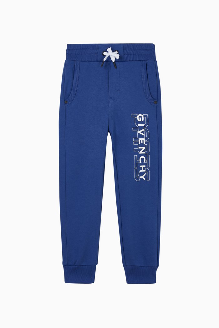 

Side Logo Fleece Jersey Sweatpants, Blue