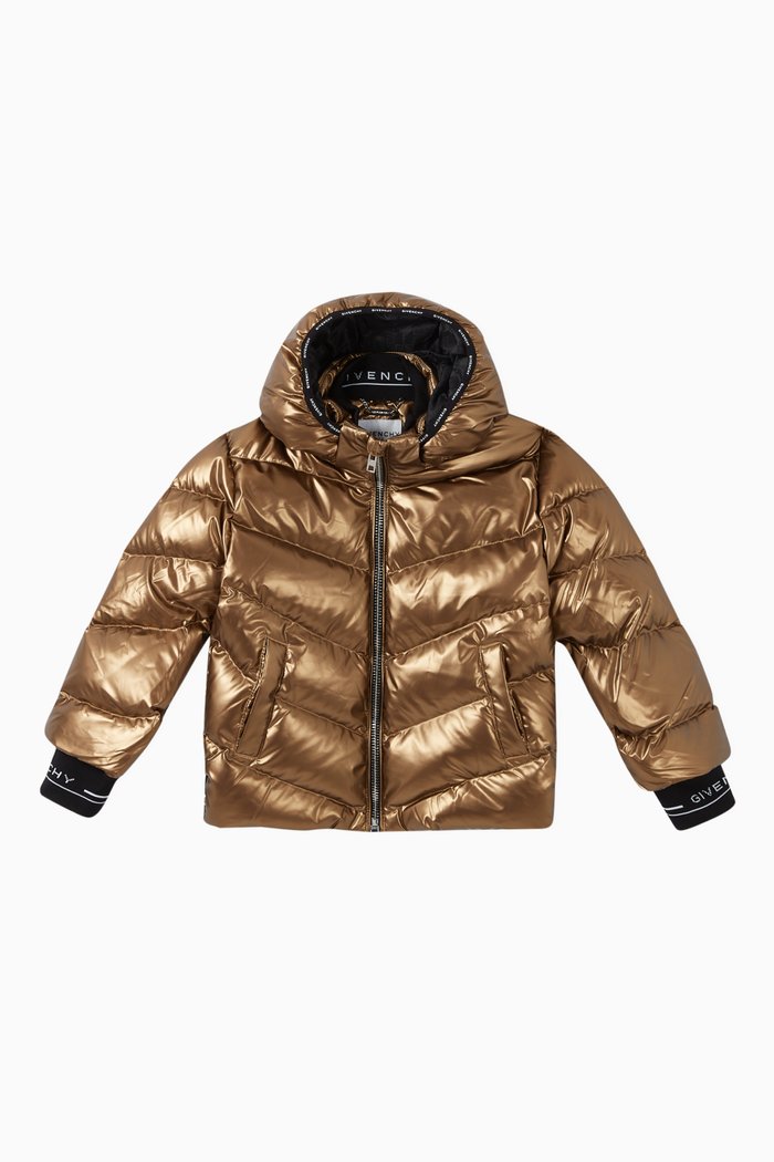 

Nylon Down Jacket, Gold