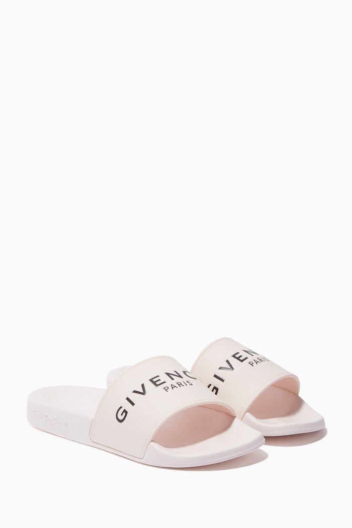 

Logo Flip Flops in Moulded Rubber, Pink